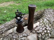 Walnut Antique Style Peppermill And Saltmill 4 small