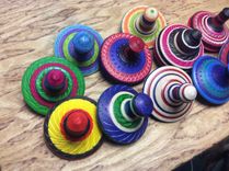 Spinning Tops 6 small