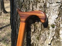 Exotic Zebrawood And Jatobawood Walking Cane 5 small