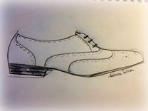 Custom Handpainted And Handmade Mens Shoes 2 small