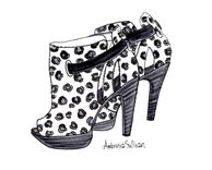 Shoe Drawings/Illustrations 3 small