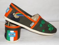 St. Patricks Day Custom Painted Shoes Or Other Holiday 2 small