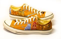 Custom Painted Canvas Shoes 3 small