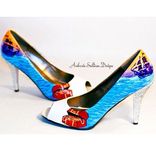 Custom Mini Mural Wedding Heels 1 small