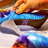 Custom Mini Mural Wedding Heels 3 small