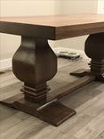 Custom Walnut Trestle Dining Table 2 small
