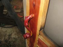Coustom Monogramed Cedar Screen Door 1 small