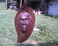 Indian Face In Tobacco Leaf Wall Hanging 1 small