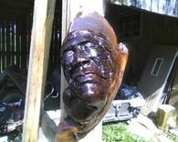 Walnut Wall Hanging Wood Sculpture 2 small