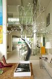 Stainless Steel Tree Sculpture, "Evolution Of Flora" 1 small