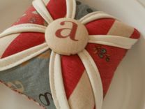 Cathedral Windows Pincushions 5 small