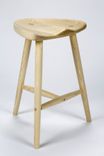 Milking Stool In White Ash 4 small