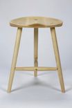 Milking Stool In White Ash 2 small