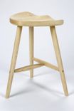 Milking Stool In White Ash 5 small