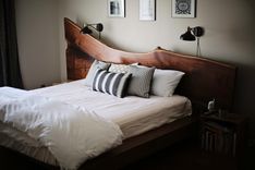 Natural Edge Walnut Bed King Size 2 small