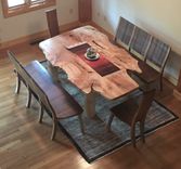 Cascade Bench In Walnut And White Oak 3 small