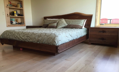 Live Edge Walnut Platform Bed 1 small