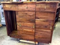 Live Edge Walnut Cabinet 5 small