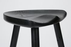 Ebonized Wood Stool 1 small