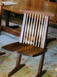 Nakashima Inspired Chair. 4 small