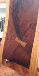 Figured Walnut And White Oak Lounge Chair. 3 small