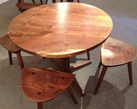 Round Walnut Table 3 small