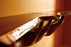 Sculpted Live Edge Walnut Shelf 1 small