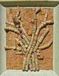 Custom Wine Cork Pin Boards And Usable Wine Cork Mosaics In Various Vintage Frames. 5 small