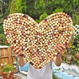 Heart Shaped Cork/Pin Boards Using Recycled Wine Corks 1 small