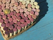 Heart Shaped Cork/Pin Boards Using Recycled Wine Corks 3 small