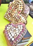 Heart Shaped Cork/Pin Boards Using Recycled Wine Corks 4 small