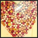 Heart Shaped Cork/Pin Boards Using Recycled Wine Corks 5 small