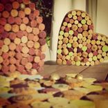Heart Shaped Cork/Pin Boards Using Recycled Wine Corks 6 small