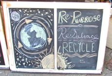 Repurposed Chalkboards Made From Recycled Windows 3 small