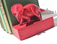 Fun Recycled Animal Toy Book Ends.  Great For Children's Rooms 3 small