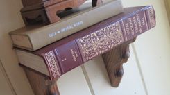 Floating Shelf Made With A Repurposed Vintage Book 2 small