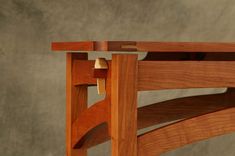 Cherry Floating Topped Table 2 small