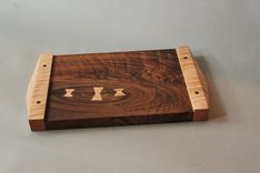 Walnut And Curly Maple Cutting Board 2 small