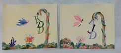 Personalized Initial Paintings 1 small