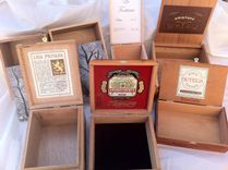 Painted Keepsake, Memento, Storage Boxes 4 small