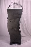 "Black Vine Dresser" Welded 16 Guage Steel, Marble Functional Sculpture 4 small