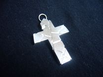 Pure Sterling Silver Cross 2 small