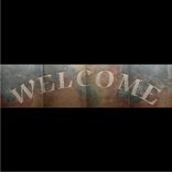 Sandblasted Porcelain Tile Welcome Sign 4 small