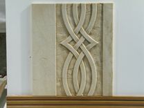 Carved Marble Tile Fireplace Surround 3 small