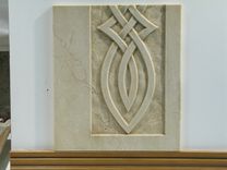 Carved Marble Tile Fireplace Surround 4 small