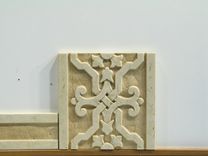 Carved Marble Tile Fireplace Surround 3 small