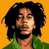 Digital (Vector) Custom Portrait:  Sample Portrait Of Bob Marley 1 small