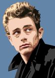 Digital (Vector) Custom Portrait:  Sample Portrait Of James Dean 1 small
