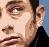 Digital (Vector) Custom Portrait:  Sample Portrait Of James Dean 3 small