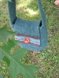 Sea Level Handmade Knitted Felted Small Shoulder Bag 2 small